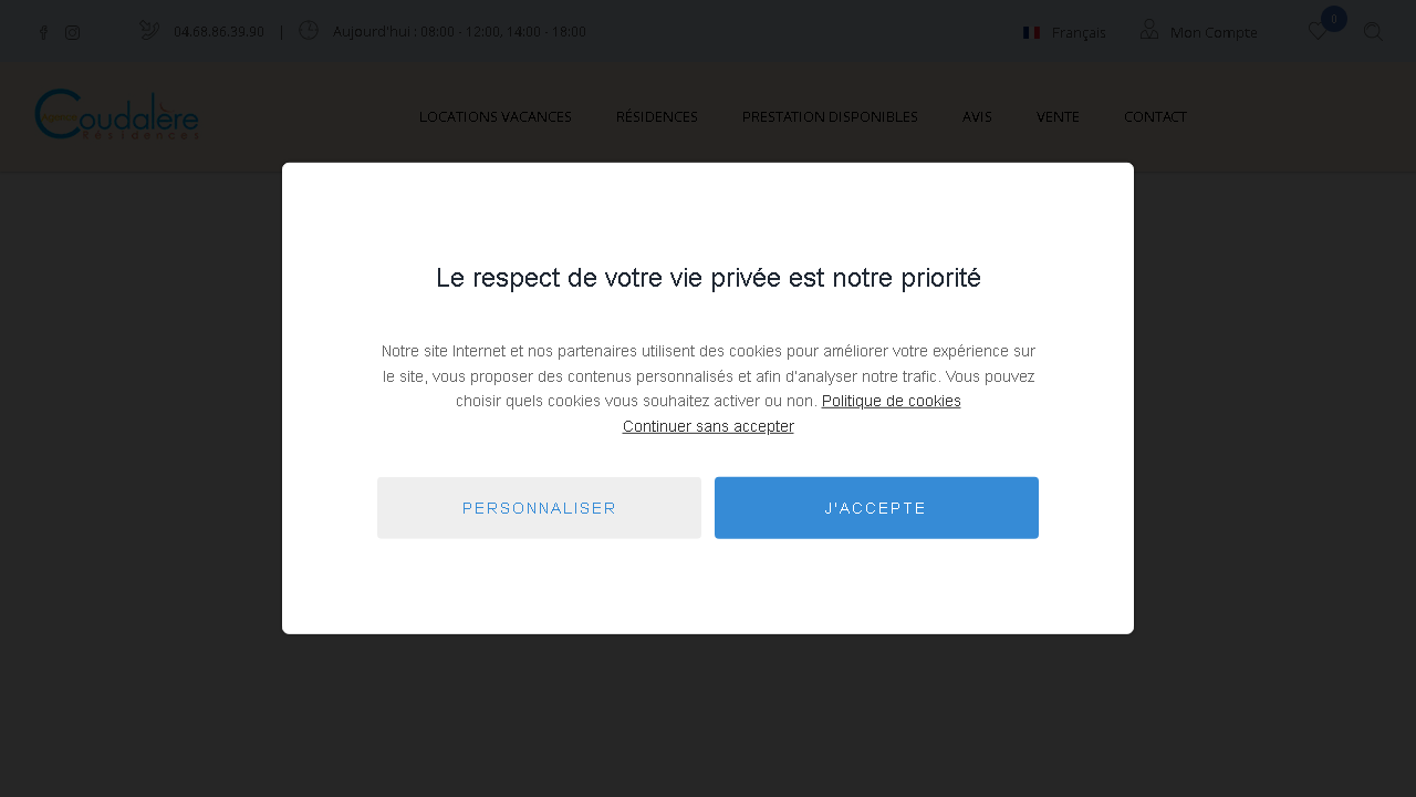 Capture d'écran de http://www.location-coudalere.fr/ 